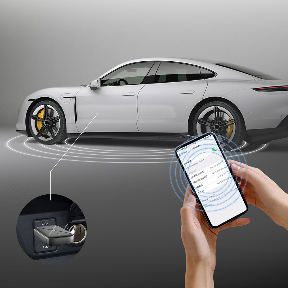 Lenyes LCP01 Android Auto Destekli CarPlay USB Bluetooth 5.0 Wireless Transmitter Adaptör Lenyes LCP01 Android Auto Destekli CarPlay USB Bluetooth 5.0 Wireless Transmitter Adaptör